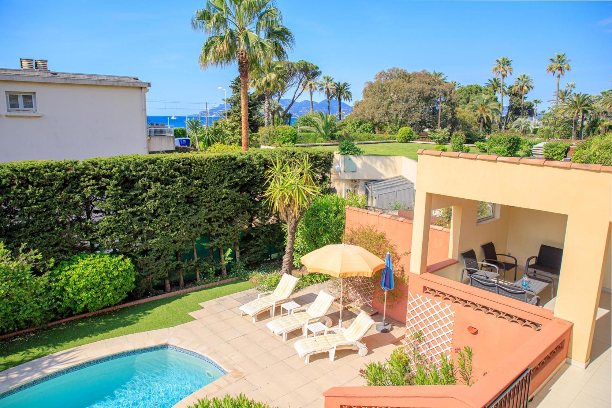 Villa Cynthia - Piscine - Plage Cannes Exterior foto